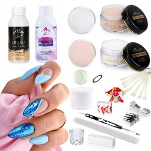 Zestaw do paznokci Molly Lac 2x akryl puder 15g