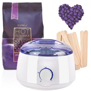 Zestaw do depilacji WOSK PLUM 1kg podgrzewacz