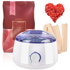 Zestaw do depilacji WOSK ROSE 1kg podgrzewacz