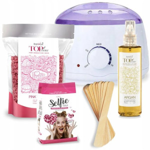 Zestaw do depilacji hipoalergiczny wosk Pink Pearl