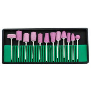 Zestaw kamiennych frezów do manicure i pedicure 12