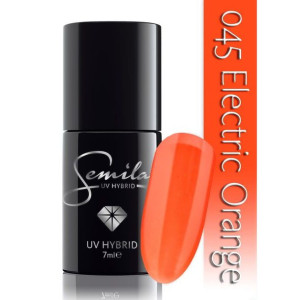 Semilac 045 Electric Orange 7ml kolorowy lakier hy