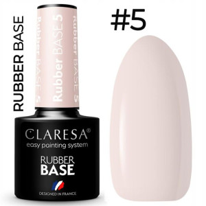 Claresa lakier hybrydowy BAZA RUBBER 5 base baza k