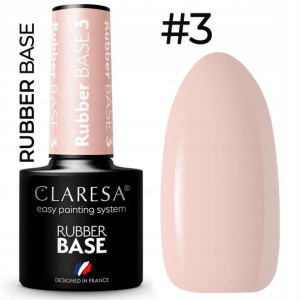 Claresa lakier hybrydowy BAZA RUBBER 3 base baza k