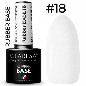 Claresa lakier hybrydowy BAZA RUBBER 18 base baza