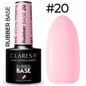 Claresa lakier hybrydowy BAZA RUBBER 20 base baza