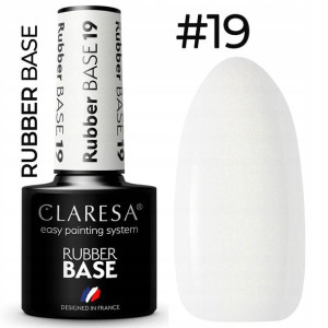 Claresa lakier hybrydowy BAZA RUBBER 19 base baza