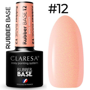 Claresa lakier hybrydowy BAZA RUBBER 12 base baza