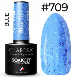 Claresa Lakier hybrydowy BLUE 709 5g