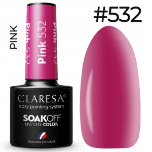 Claresa Lakier hybrydowy PINK 532 5g