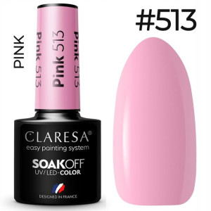 Claresa Lakier hybrydowy PINK 513 5g