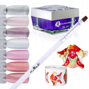 Zestaw ŻEL BUDUJĄCY Perfect French Jelly Szablony