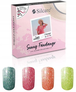 4szt LAKIER HYBRYDOWY FLEXY SUNNY kolory na lato
