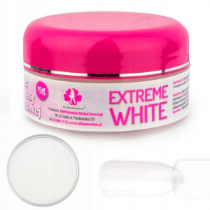 AKRYL DO PAZNOKCI 15G EXTREME WHITE proszek akryl