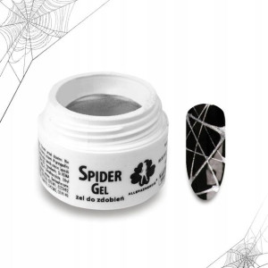 SPIDER GEL Allepaznokcie SILVER żel uv do zdobień