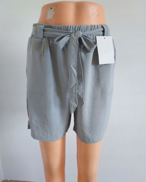 Wiązane Krótkie Spodenki Lato Szare 2XL 3XL