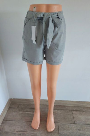 Bambusowe Spodenki Z Kokardą Szare L XL