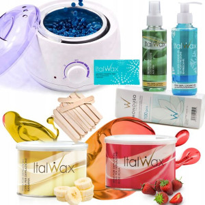 DEPILACJA ItalWax 2 wosk Italwax 400ml podgrzewacz
