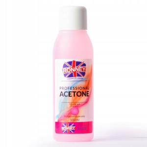 ACETON 100ml RONNEY do usuwania lakierów hybrydowy