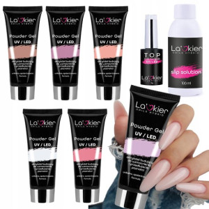Akrylożel La'kier 4+4 Gratis flexy 50 acrylgel top