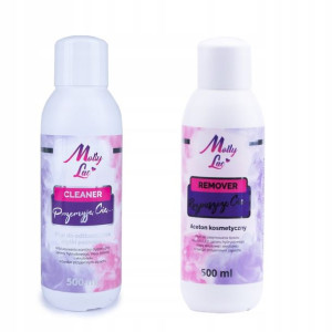 Molly Lac CLEANER 500ml + ACETON Remover 500ml