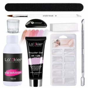 AkrylGel FLEXY GEL akrylożel zestaw 30ml XXL FORMY