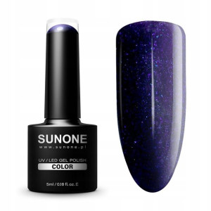 SUNONE N05 Nyomi lakier hybrydowy 5 ml Granat Holo