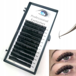 RZĘSY Norki Mink 0,05 7-15 mm skręt C przedłużanie