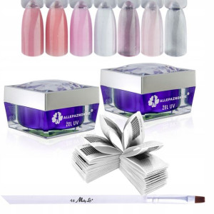 2x ŻEL BUDUJĄCY Perfect Jelly Szablony pędzelek