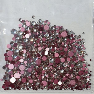 Cyrkonie szlifowane 1440 PINK CLEAR 6 rozmiarów