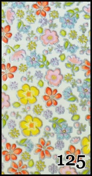 Folia transferowa do zdobień 1 metr tubka wzór 125