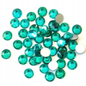 50x Cyrkonie szklane szlifowane Blue Zircon SS6