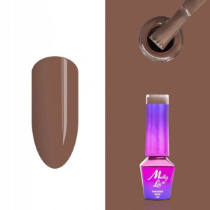 Molly Lac Lakier hybrydowy czekolada 356 brąz 5 ml