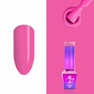 Molly Lac Lakier hybrydowy 515 różowy Pink 5 ml