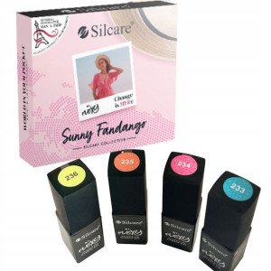 4szt LAKIER HYBRYDOWY FLEXY SUNNY kolory na lato