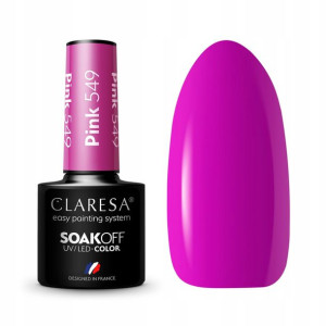 Claresa Lakier Hybrydowy Pink 549 na paznokcie