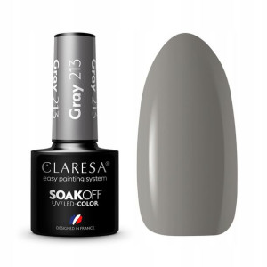 Claresa Lakier Hybrydowy Gray 213 na paznokcie