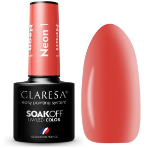 Claresa Lakier Hybrydowy NEON 1 na paznokcie