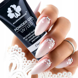 Akrylożel Powder Gel 30ml na paznokcie CLEAR