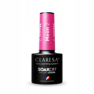 Claresa neon 2 kolorowy lakier hybrydowy 5g
