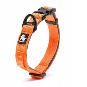 Obroża dla psa Truelove Lumen odblaskowa orange L