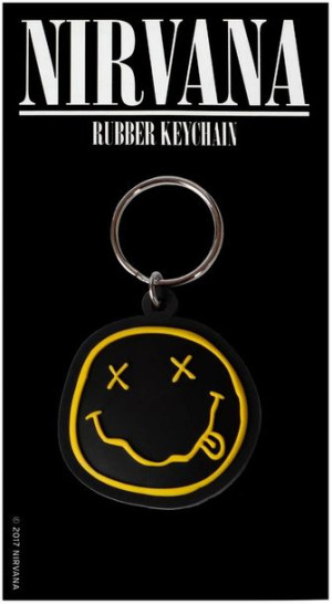 Brelok Gumowy Nirvana Smiley Oryginalny