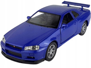 WELLY Samochód NISSAN SKYLINE GT-R Metalowy 1:34