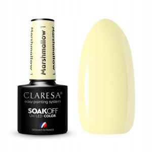 Claresa lakier hybrydowy waniliowy MARSHMALLOW 1
