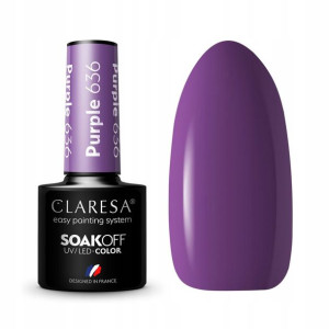 Claresa Lakier hybrydowy fiolet PURPLE 636