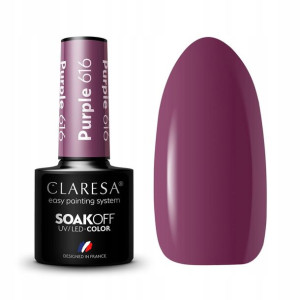 Claresa Lakier hybrydowy fioletowy PURPLE 616
