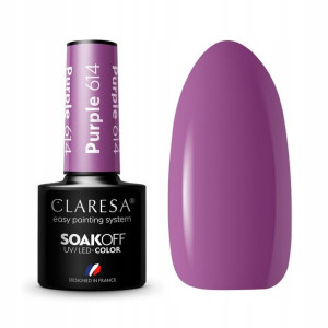 Claresa Lakier hybrydowy lawendowy PURPLE 614