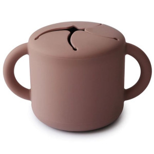 Kubek niewysypek na przekąski Cloudy Mauve Mushie
