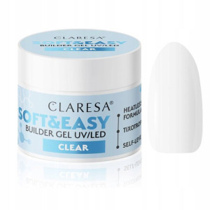 Claresa Żel budujący SOFT&EASY gel CLEAR 12g