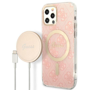 Zestaw Guess etui + ładowarka bezprzewodowa GUBPP12MH4EACSP Apple iPhone 12